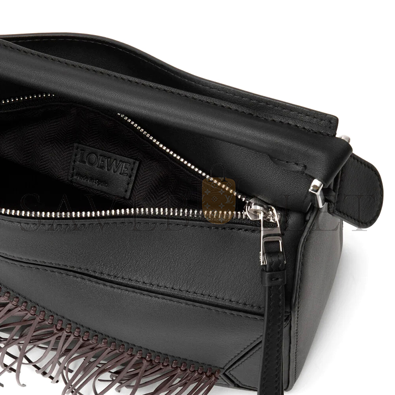 L0ew* FRINGE SMALL PUZZLE BAG IN CLASSIC CALFSKIN A510S21XCM (24*16.5*10.5cm)